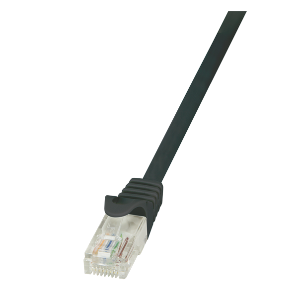 LogiLink CP1033U 1m fekete Cat5e UTP patch kábel