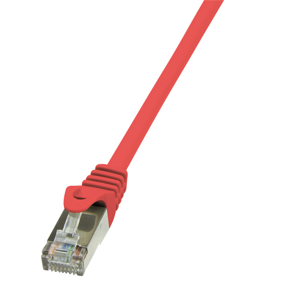 LogiLink CP1034S 1m piros Cat5e F/UTP patch kábel