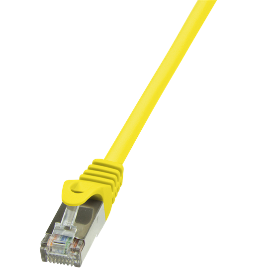 LogiLink CP1037S 1m sárga Cat5e F/UTP patch kábel