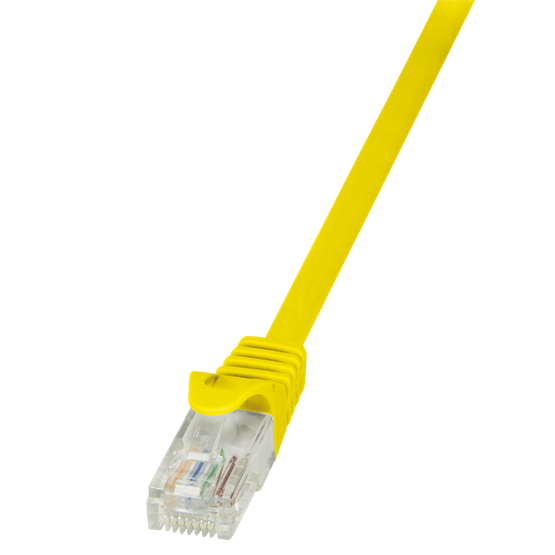 LogiLink CP1077U 5m sárga Cat5e UTP patch kábel