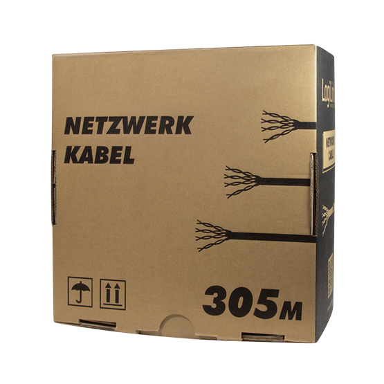 LogiLink CPV0019 100m UTP Cat5e installációs kábel
