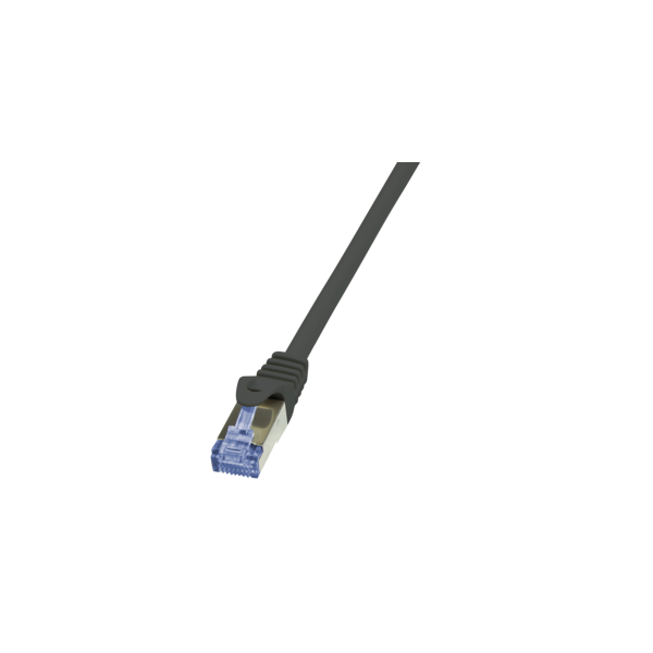 LogiLink CQ3013S 0,25m fekete Cat6A S/FTP patch kábel