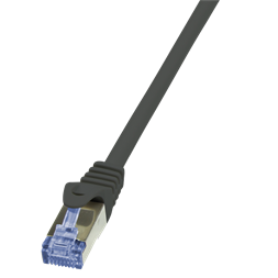 LogiLink CQ3053S 2m fekete Cat6A S/FTP lapos patch kábel
