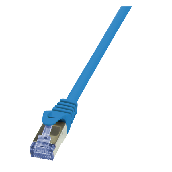 LogiLink CQ3056S 2m kék Cat6A S/FTP lapos patch kábel