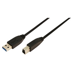 LogiLink CU0024 2m USB 3.0 A - B 2xapa csatlakozó kábel
