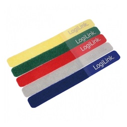 LogiLink KAB0008 5db/cs tépőzáras kábelkötegelő
