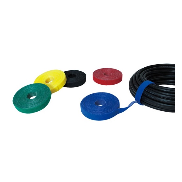 LogiLink KAB0050 400x16mm fekete vágható tépőzáras kábelkötegelő