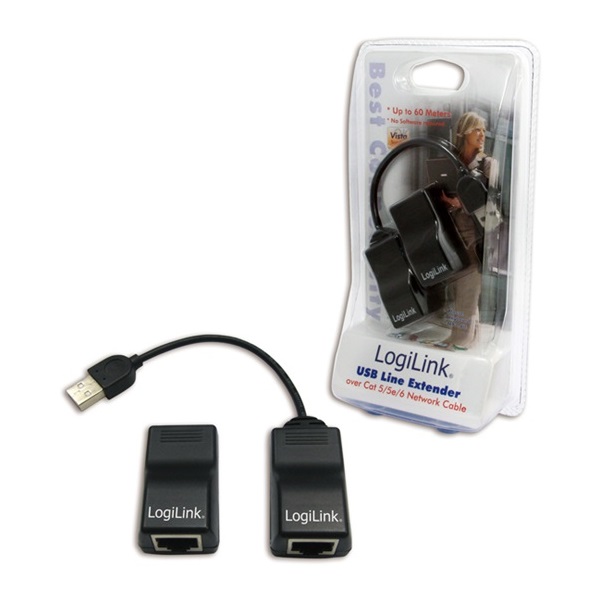 LogiLink UA0021D Cat5/5e/6 USB hosszabbító kábel