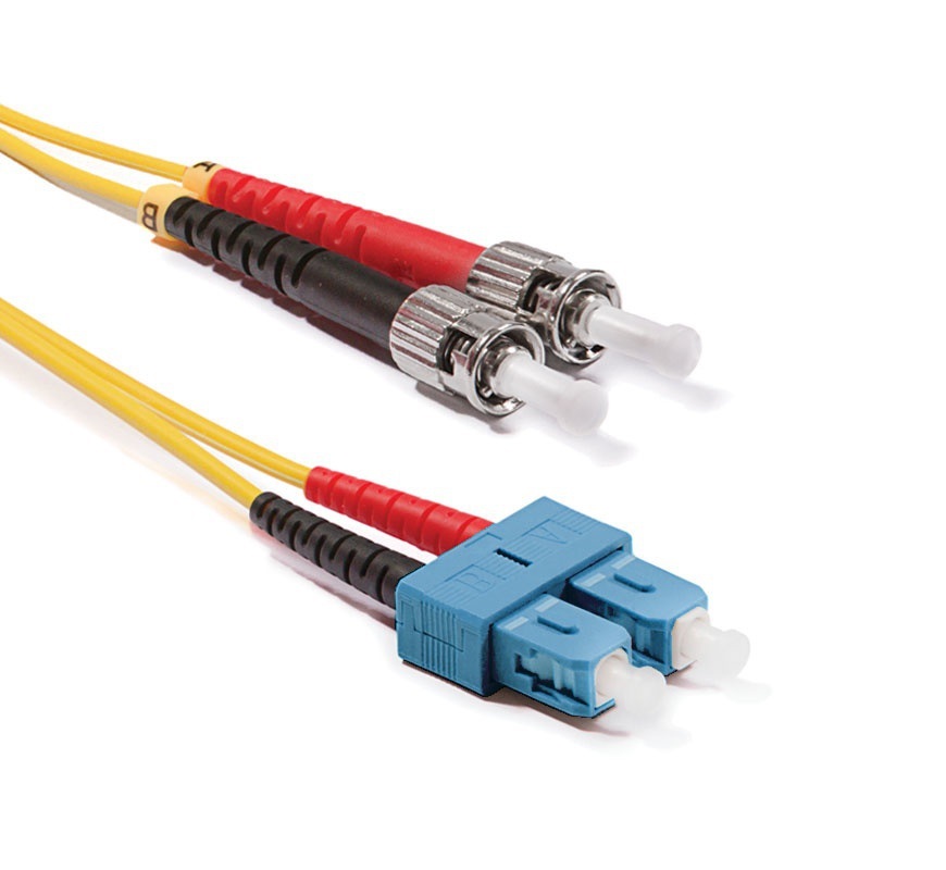 KE-Line Duplex monomódusú patchkábel 9/125µm (OS2), 2xST-2xSC, 2m