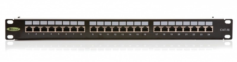 KE-Line Giga KOMPAKT 24port CAT5E patch panel RJ45/u