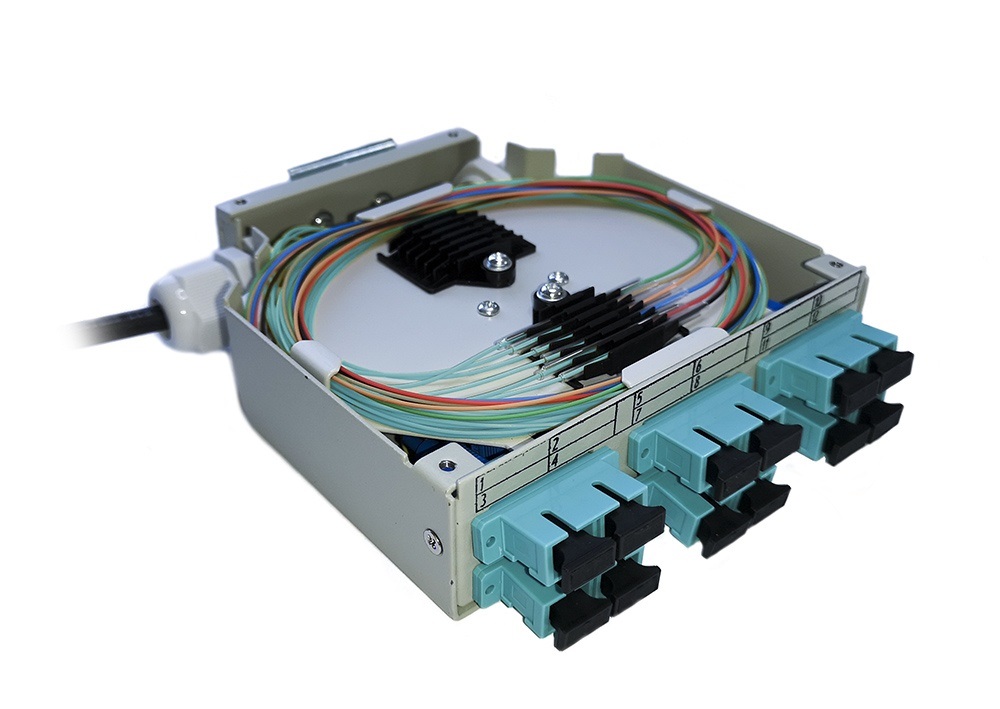 KE-Line HN-DIN6 kalapsínre rögzíthető 6xSC duplex, 6xLC quad toldó számára üres optikai rendező