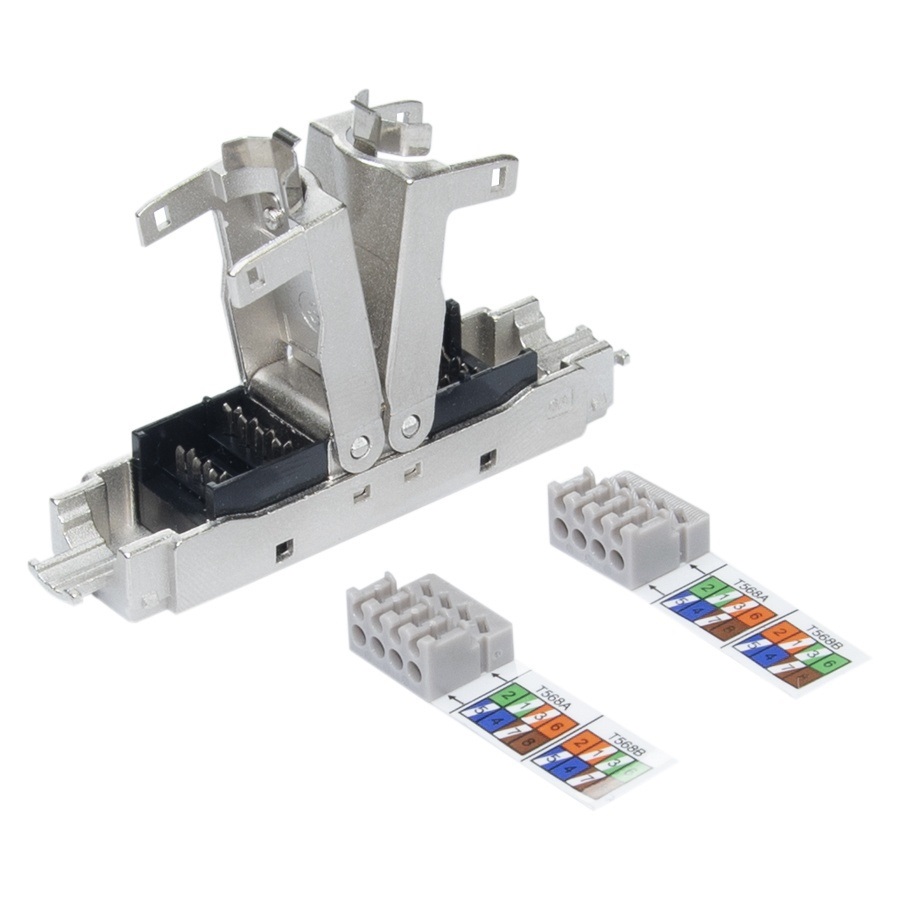 KE-Line KE-EXT-EA-IP68 Cat6A EA IP68 500MHz kültéri kábel toldó