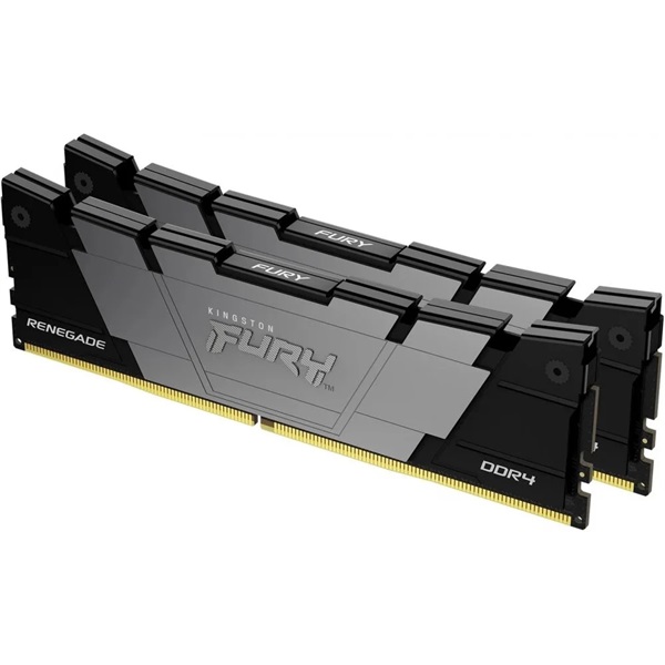 KINGSTON FURY Memória DDR4 16GB 3600MHz CL16 DIMM (Kit of 2) Renegade Black