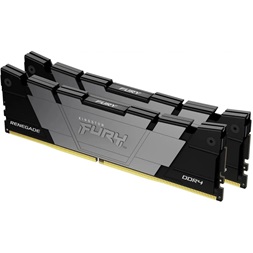 KINGSTON FURY Memória DDR4 16GB 3600MHz CL16 DIMM (Kit of 2) Renegade Black