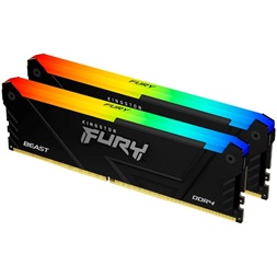 KINGSTON FURY Memória DDR4 32GB 3200MHz CL16 DIMM (Kit of 2) Beast RGB