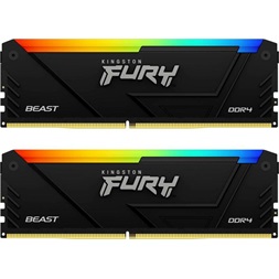 KINGSTON FURY Memória DDR4 32GB 3200MHz CL16 DIMM (Kit of 2) Beast RGB