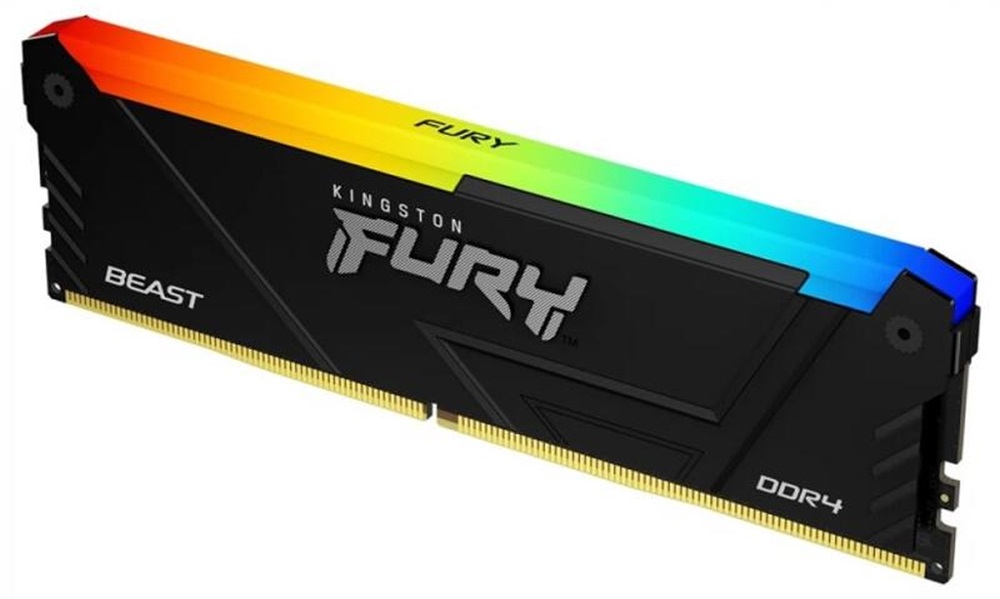 KINGSTON FURY Memória DDR4 8GB 3200MHz CL16 DIMM Beast RGB
