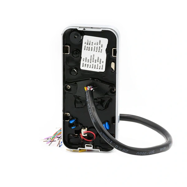 KIT-CON-M6.MF/13,56kHz MIFARE/vandálbiztos/nyomógombos/6db CON-TAG.MF-el/IP65/Kültéri/fém/RFID/2 relés olvasó és kódzár