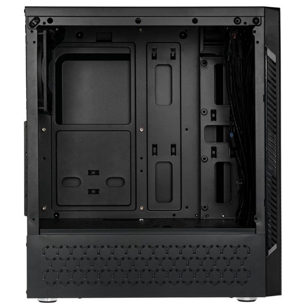 KOLINK Ház Inspire K5 RGB ATX, Tápegység Nélkül, Edzett üveg, fekete