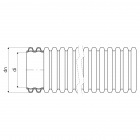 KOPOS KOPOFLEX KF 09063 BA 63 mm 50m hajlékony kétköpenyű cső