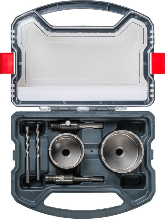 KWB 49499176 STANDARD TCT HOLLOW CORE DRILL SET koronafúrók készlet