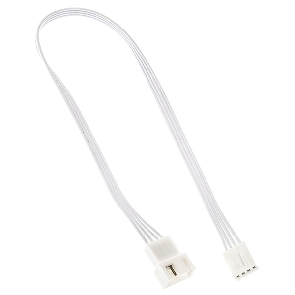 Kábel 4pin PWM hosszabbító, 30cm, Fehér