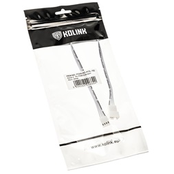 Kábel 4pin PWM hosszabbító, 30cm, Fehér