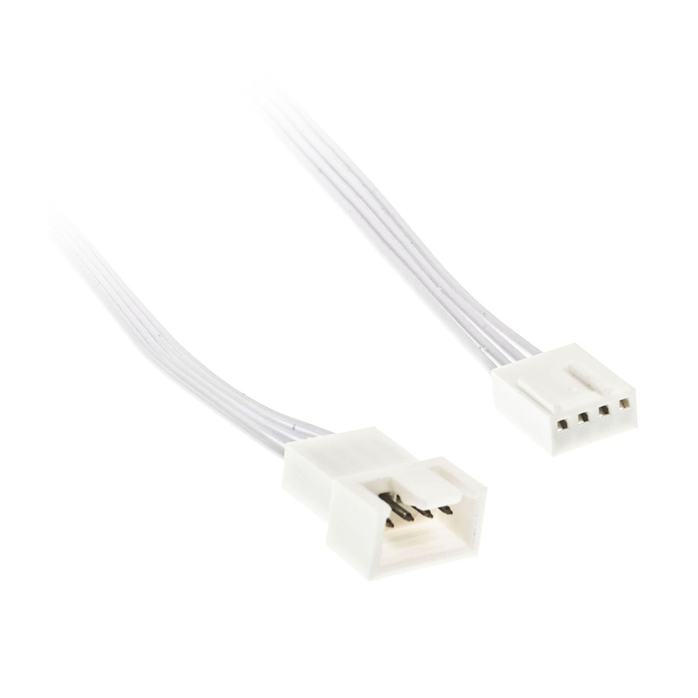 Kábel 4pin PWM hosszabbító, 30cm, Fehér