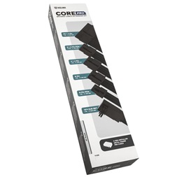 Kábel Kolink Core Pro fonott kábelhosszabbító kit 12V-2x6 Type 2 - Jet Black