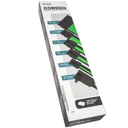 Kábel Kolink Core Pro fonott kábelhosszabbító kit 12V-2x6 Type 2 -  Venom Green