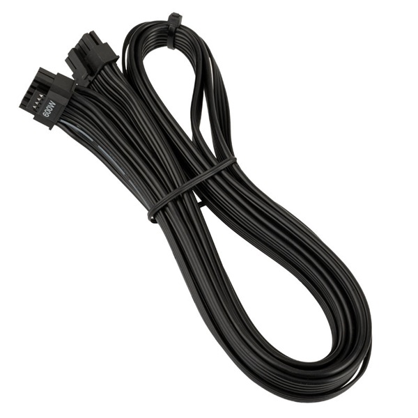 Kábel Kolink Regulator12+4 tűs 12VHPWR PCIe 5.0 60cm, Fekete,