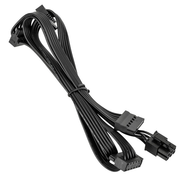 Kábel Kolink Regulator 3xSATA modular, 80cm, Fekete,