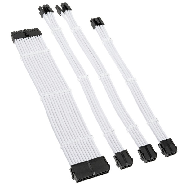 Kábel Modding Kolink Core Standard fonott hosszabbító kit - Brilliant White