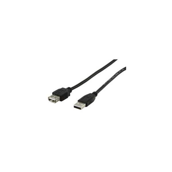 Kábel USB Hosszabbító Kolink USB 2.0 A (Female) - A (Male) 0.20m