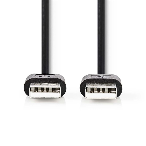 Kábel USB Összekötő Kolink USB 2.0 A (Male) - A (Male) fekete 2m