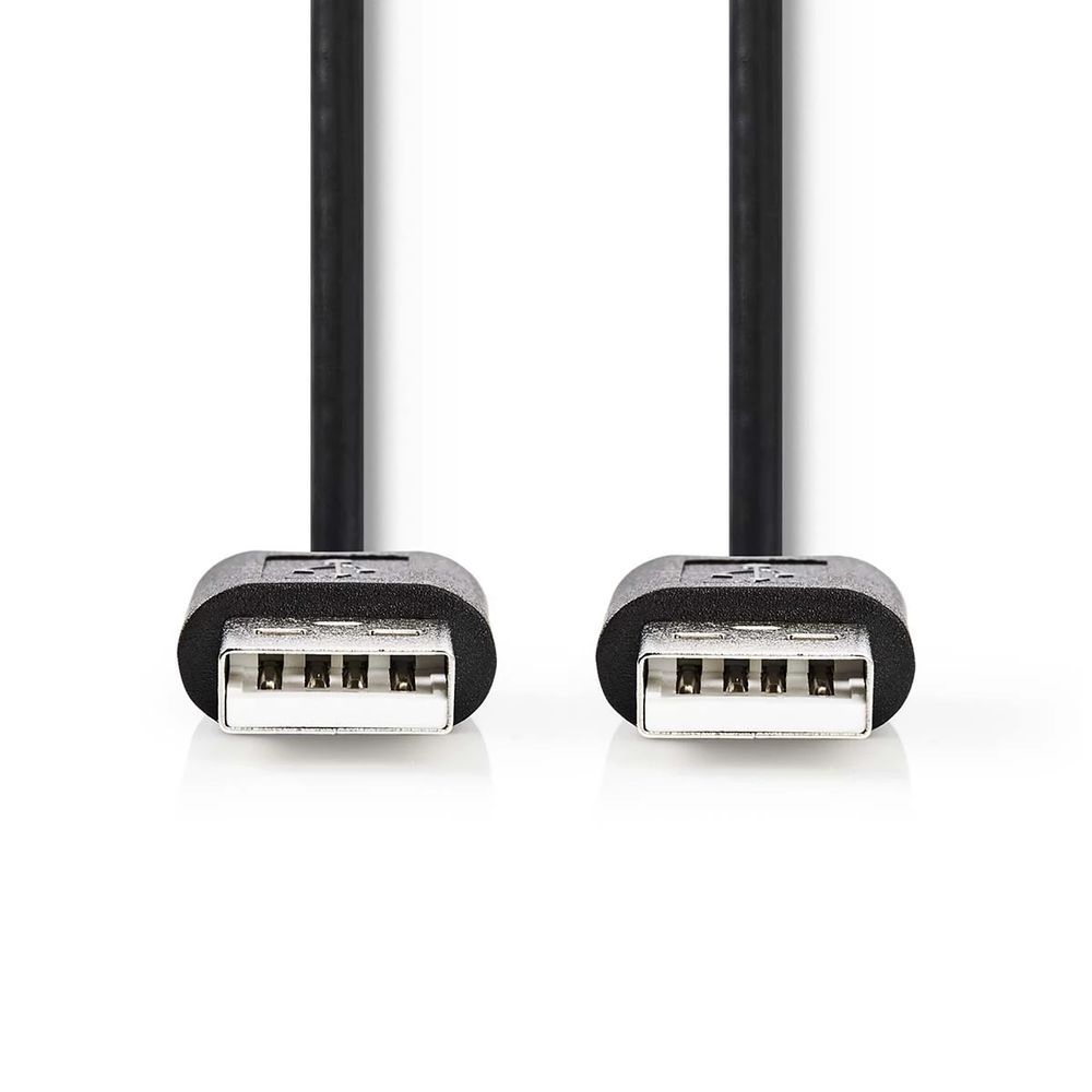 Kábel USB Összekötő Kolink USB 2.0 A (Male) - A (Male) fekete 2m