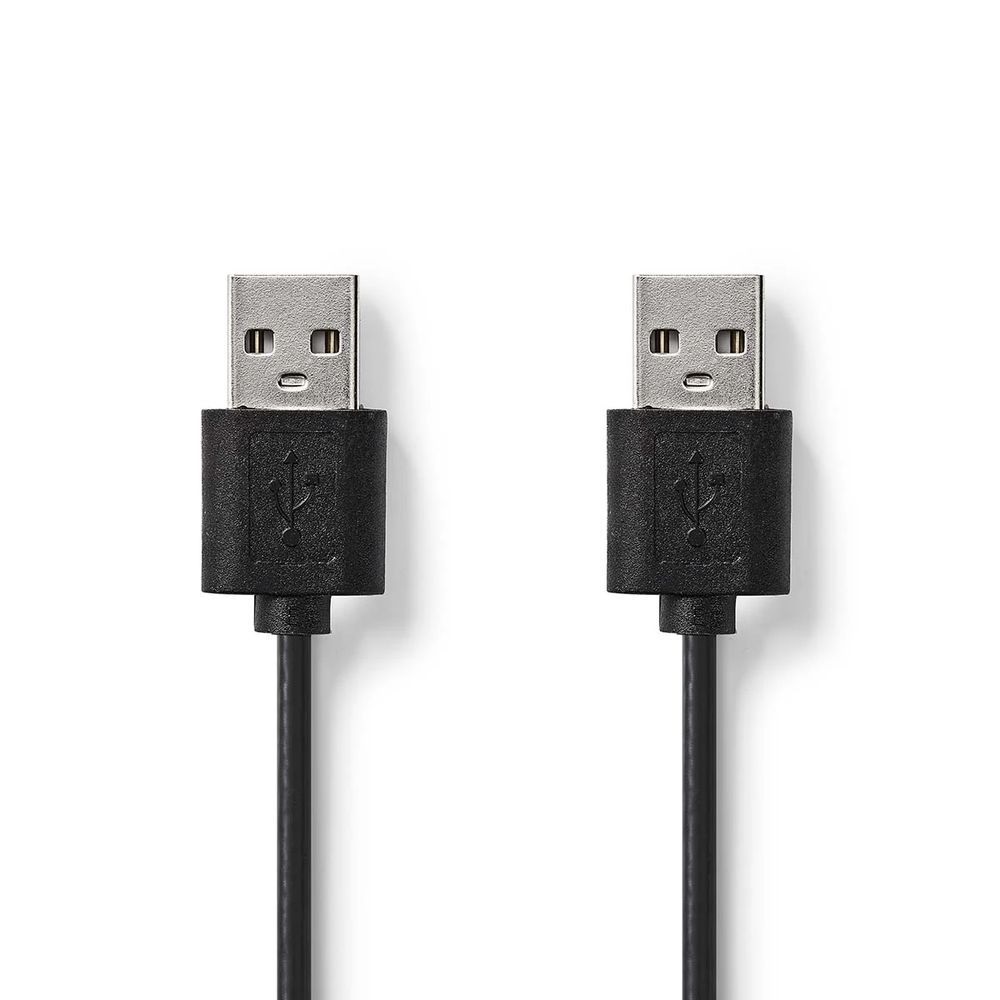 Kábel USB Összekötő Kolink USB 2.0 A (Male) - A (Male) fekete 2m