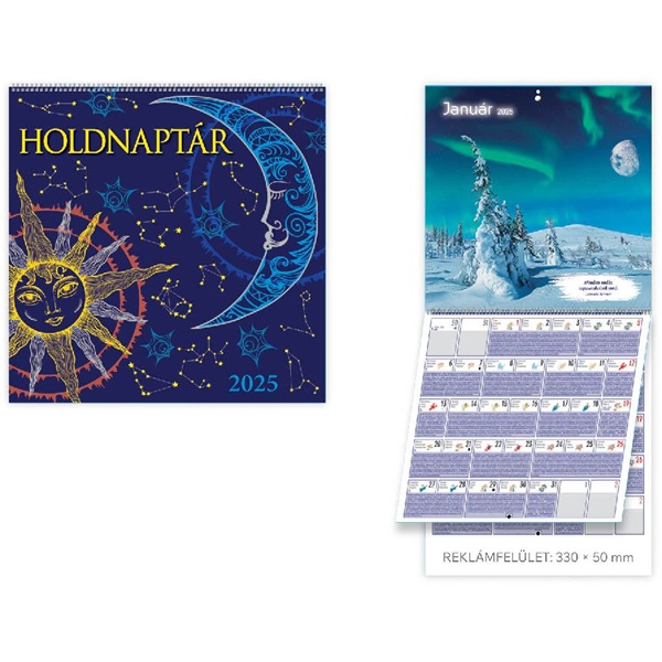 Kalendart 2026 T097 Holdnaptár falinaptár