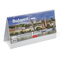 Kalendart 2026 T066 Budapest álló papír asztali naptár