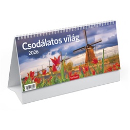 Kalendart 2026 T066 Csodálatos világ álló asztali naptár