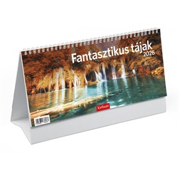 Kalendart 2026 T066 Fantasztikus tájak álló asztali naptár