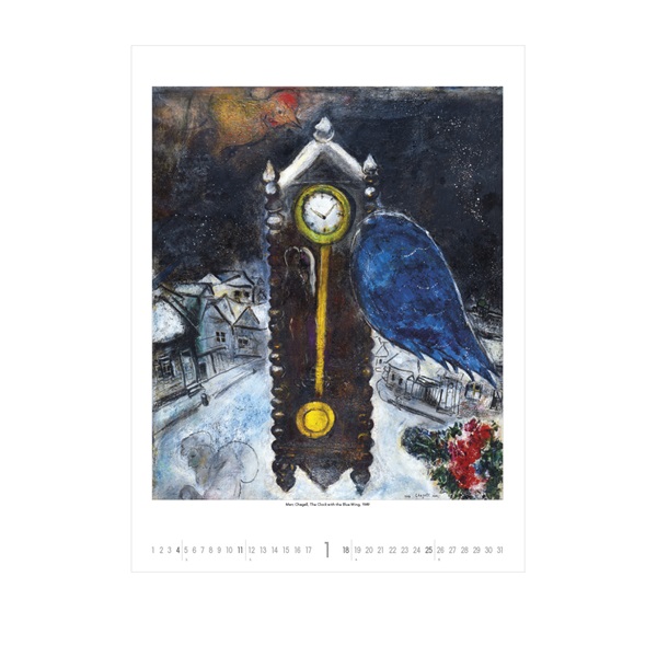 Kalendart 2026 T091 Marc Chagall falinaptár