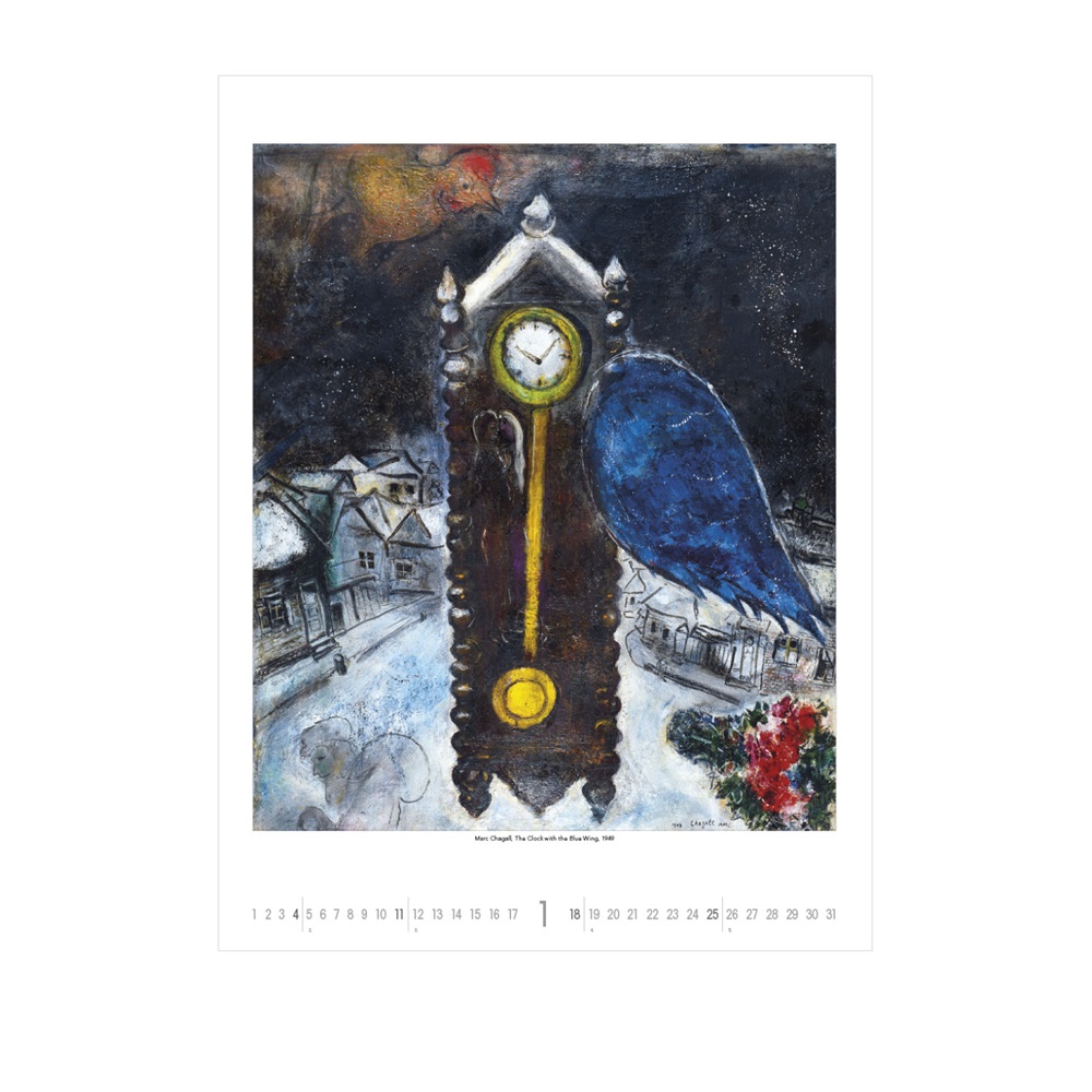 Kalendart 2026 T091 Marc Chagall falinaptár