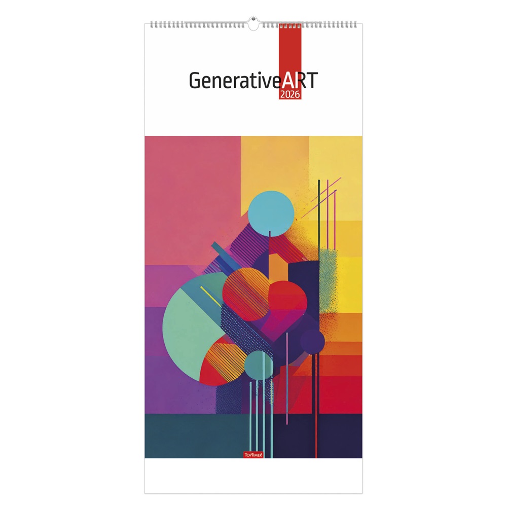 Kalendart 2026 T095 Generative Art falinaptár