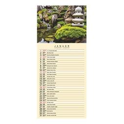 Kalendart 2026 T099 Gardens falinaptár