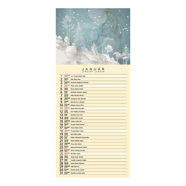 Kalendart 2026 T099 Vintage falinaptár