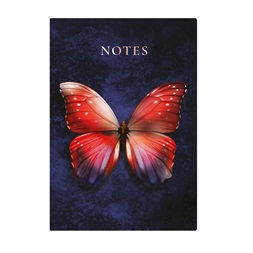 Kalendart 404 Notes found C167N A5 Butterfly Red élfestett notesz