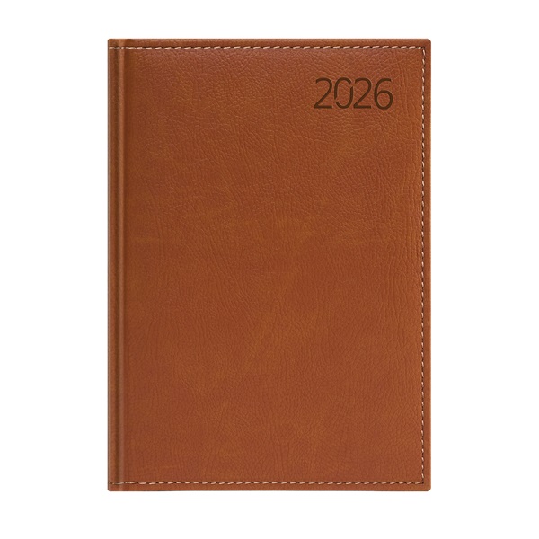 Kalendart Business 2026 B011 B5 heti beosztású barna határidőnapló
