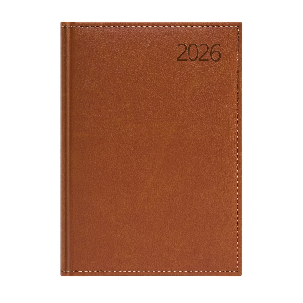 Kalendart Business 2026 B011 B5 heti beosztású barna határidőnapló