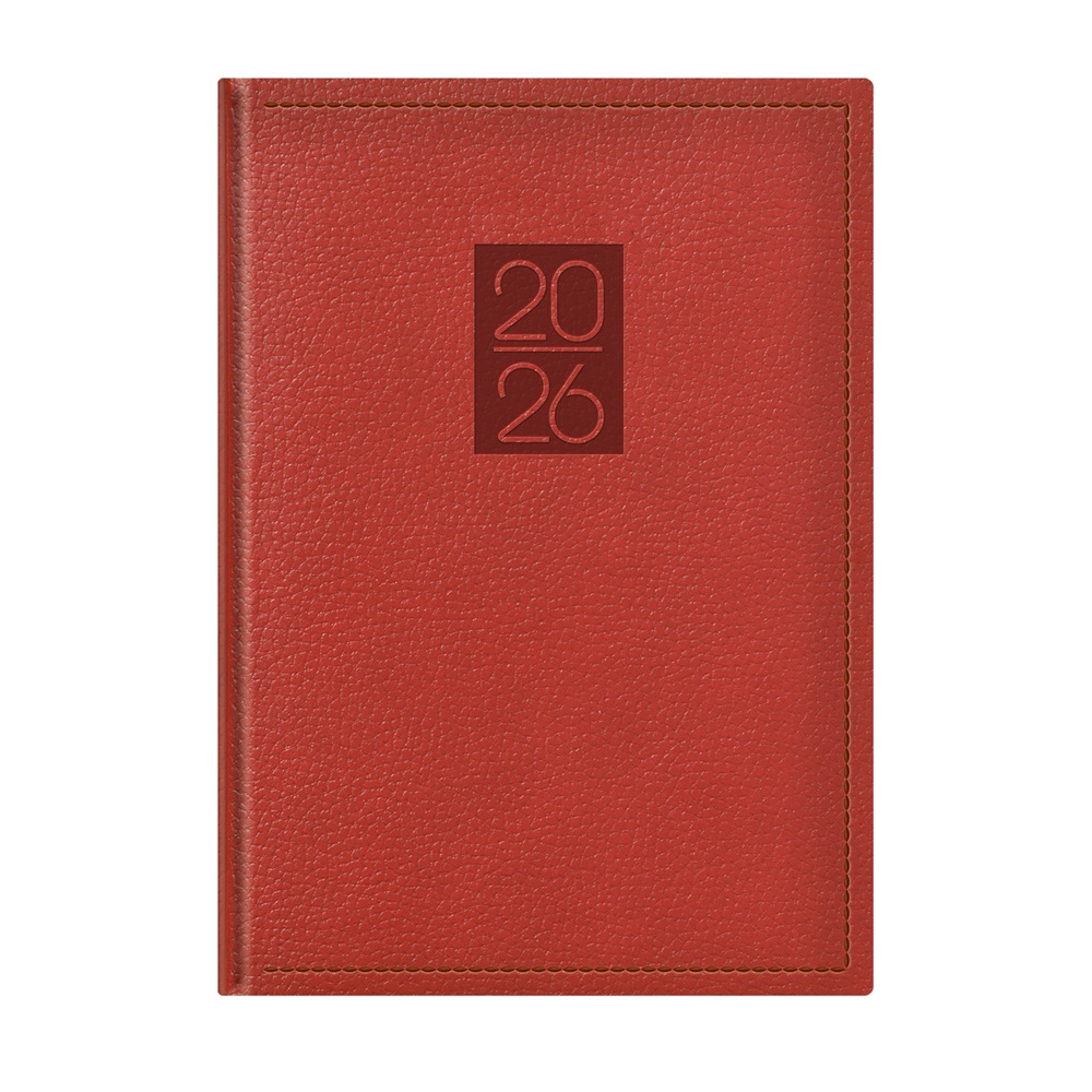 Kalendart Classic 2026 C020 B5 napi beosztású bordó határidőnapló